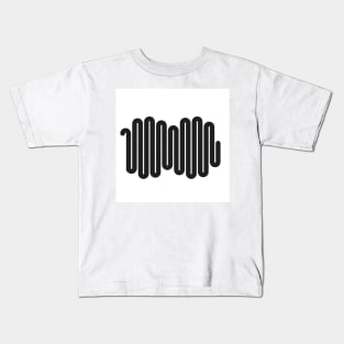 minimalistic wave pattern Kids T-Shirt